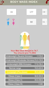 Body Mass Index Healthy Life screenshot 17