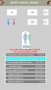 Body Mass Index Healthy Life screenshot 18