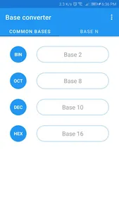 Base converter screenshot 0