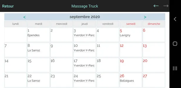Massage Truck screenshot 2