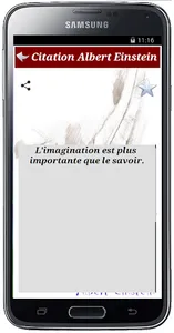Citations de Albert Einstein screenshot 2