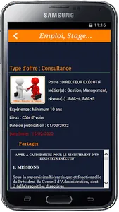 Offres Emploi Côte D'Ivoire screenshot 1