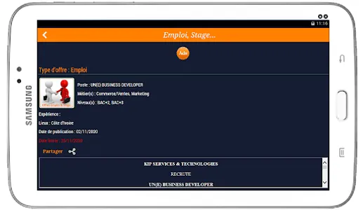 Offres Emploi Côte D'Ivoire screenshot 7