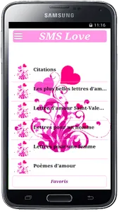 SMS Love, SMS Sentiment screenshot 0