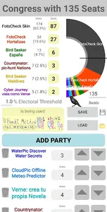 Party Seats Election Simulator screenshot 2