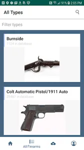 Military Arms Collectors Datab screenshot 1