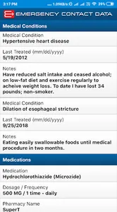Emergency Contact Data screenshot 5