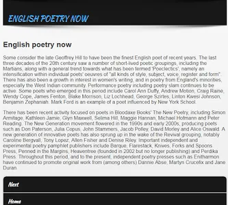 Poetries in English screenshot 2