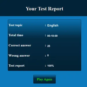 English Quiz screenshot 14