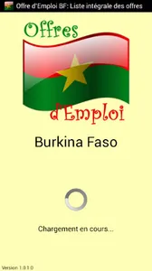 Offre d'Emploi Burkina Faso screenshot 0