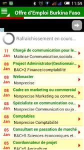 Offre d'Emploi Burkina Faso screenshot 2