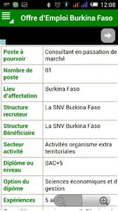 Offre d'Emploi Burkina Faso screenshot 3