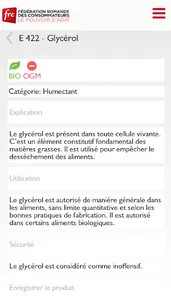 FRC additifs screenshot 1