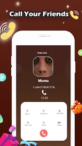 fake call video with momo screenshot 3