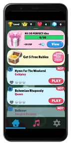 Rock Songs Piano Tiles screenshot 1