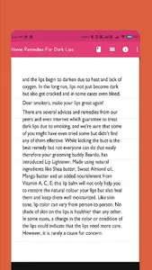 Home Remedies For Dark Lips screenshot 14