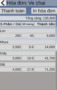 Fast Bill - Hóa đơn nhanh screenshot 7