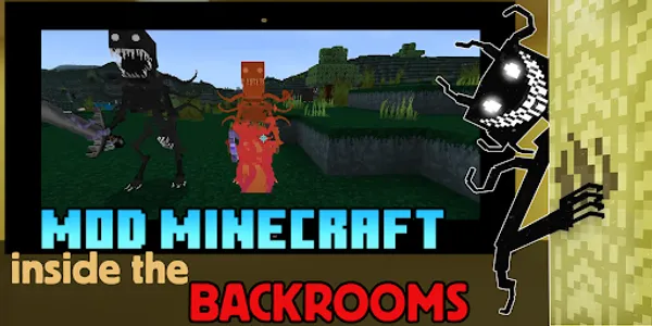 Backroom creatures minecraft screenshot 1