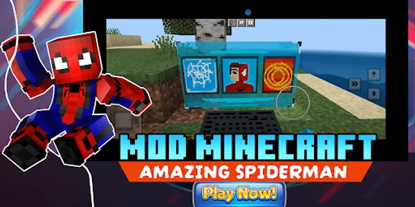 Spiderman mod for MCPE screenshot 0