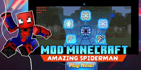 Spiderman mod for MCPE screenshot 1