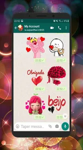 Figurinhas memes Apaixonados   screenshot 4
