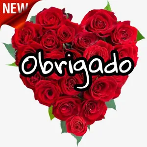 figurinhas de Obrigado flores  screenshot 0