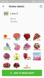 figurinhas de Obrigado flores  screenshot 2