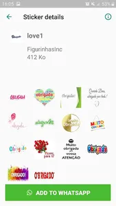 figurinhas de Obrigado flores  screenshot 4
