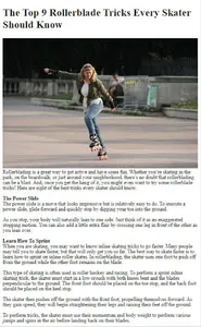 How to Do Rollerblade screenshot 1