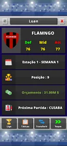 Liga Brasileira Jogo Futebol screenshot 6