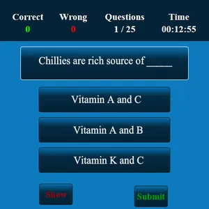 Food Science MCQ screenshot 11