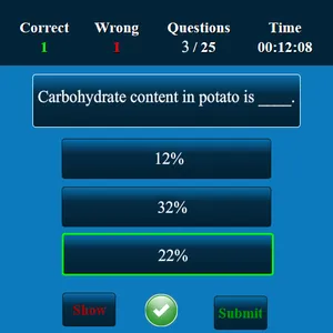 Food Science MCQ screenshot 3