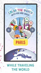Coloring with Fox and Sheep screenshot 2