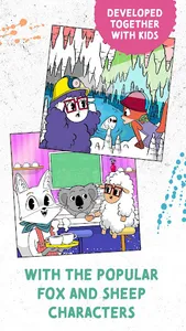 Coloring with Fox and Sheep screenshot 4