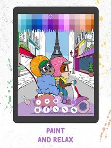 Coloring with Fox and Sheep screenshot 6