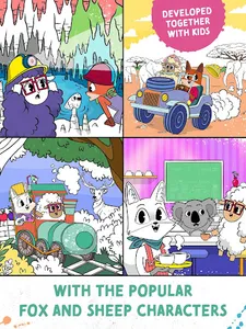 Coloring with Fox and Sheep screenshot 9