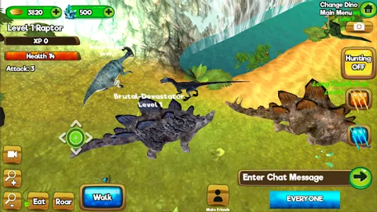 Dino World Online - Hunters 3D screenshot 12