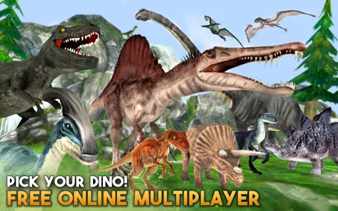 Dino World Online - Hunters 3D screenshot 17