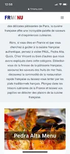 France Restaurant Menus screenshot 4