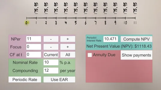 TVM Calc - Time Value of Money screenshot 1
