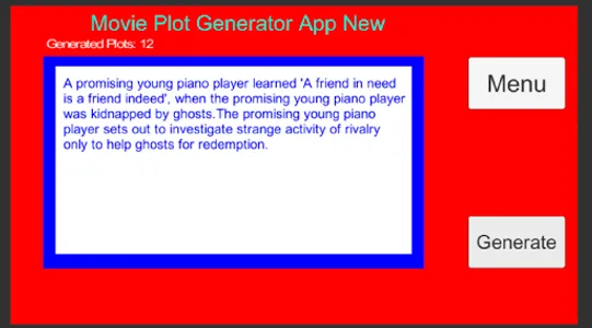 Movie Plot Generator screenshot 2