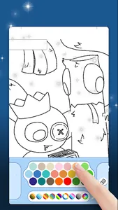 Fun Rainbow Friends Coloring screenshot 4