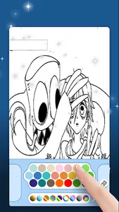 Fun Rainbow Friends Coloring screenshot 7