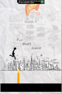 Stick Run - pencil city screenshot 1