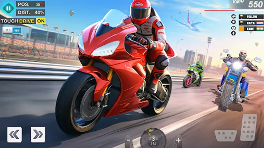 Moto Racing 3d Motorcycle Game screenshot 1