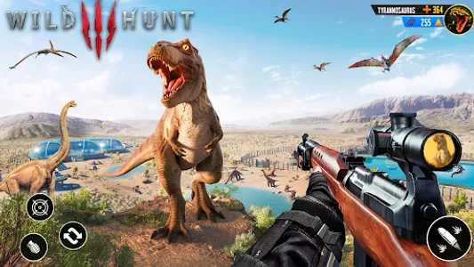 Dino Hunter Game: animal hunt screenshot 2