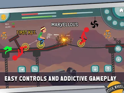 Stickman Wheel screenshot 15