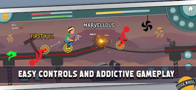 Stickman Wheel screenshot 9