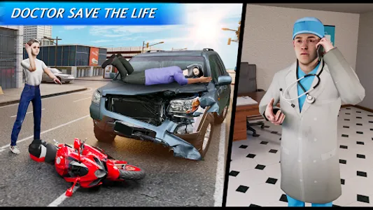 Ambulance Games Driving 3D screenshot 1