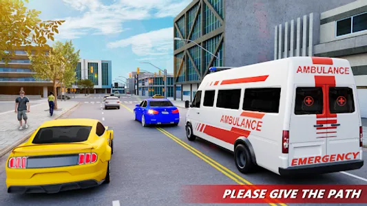 Ambulance Games Driving 3D screenshot 11